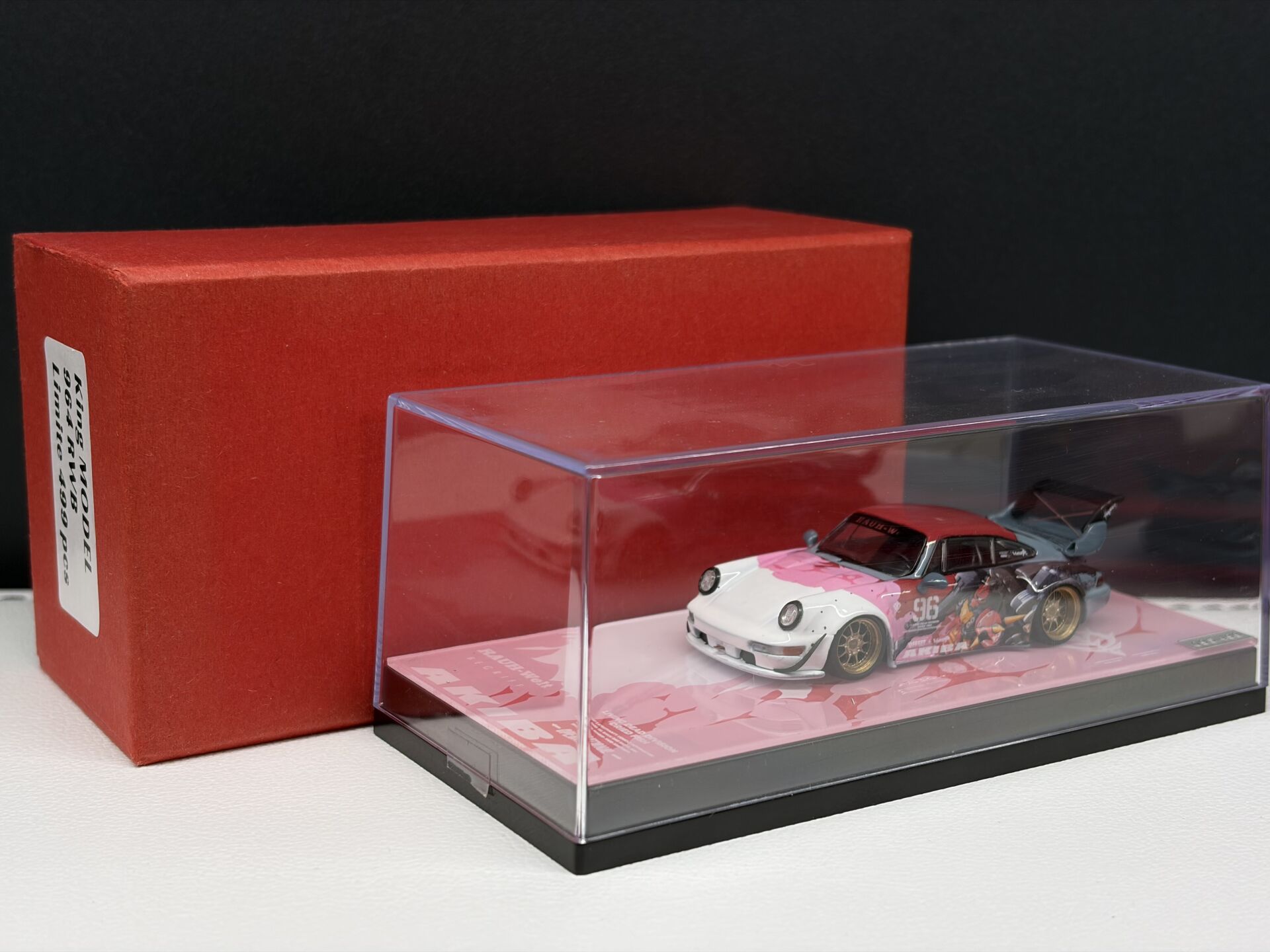 KING MODEL PORSCHE 964 RWB AKIBA 1:64