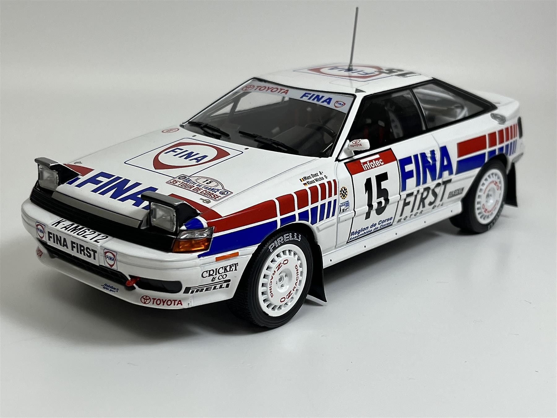 TRIPLE 9 TOYOTA CELICA FİNA #15 TOUR DE CORSE 1991 1:18 (1800200)