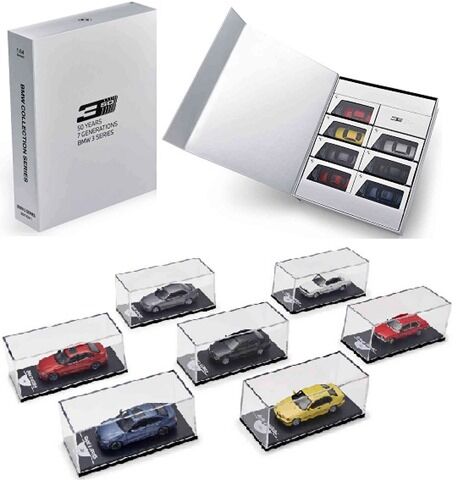BMW Collector Edition ''50 Years BMW 3 Series'' including 7 Models – Scale 1:64