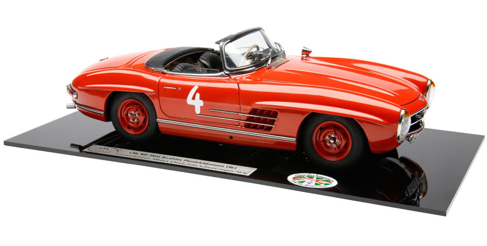1:18 CMC Mercedes-Benz 300 SL Roadster,W198, Rennvariante, CGS 2026, rot, #4