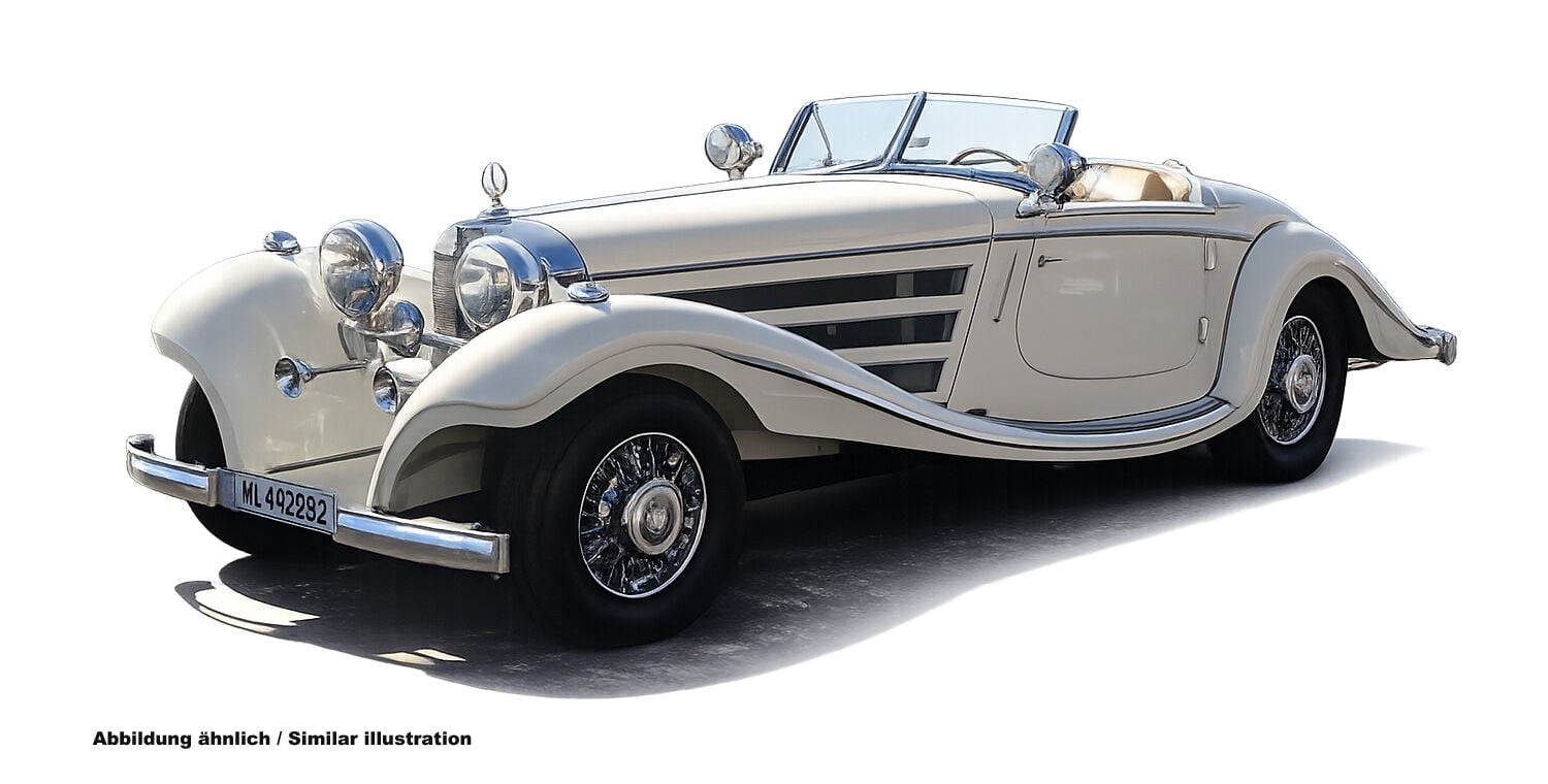 1:18 CMC Mercedes Benz 500k Spezial Roadster  white