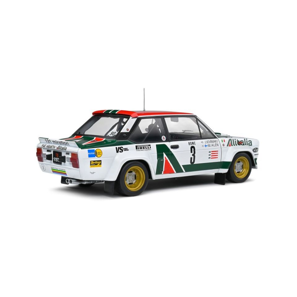 SOLIDO FIAT 131 ABARTH RALLY MONTE CARLO 1979 A.MARKKU / K.IKKA #3 1:18