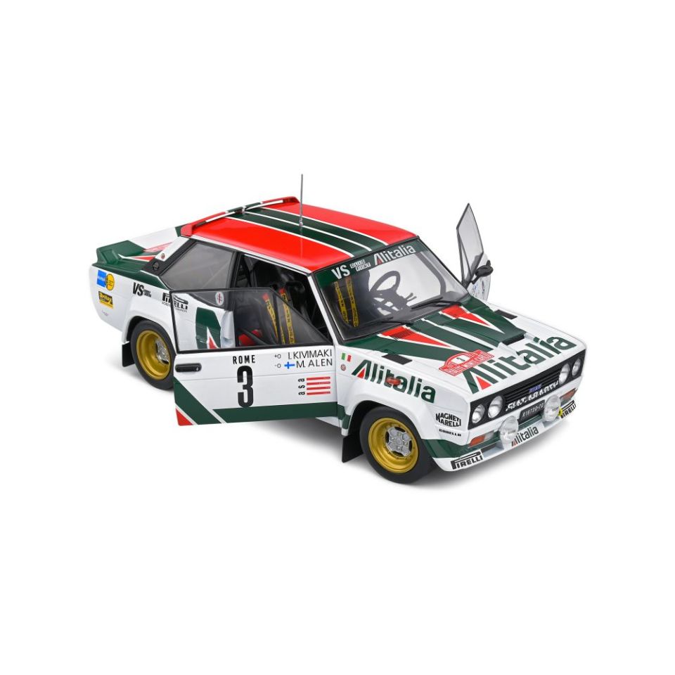 SOLIDO FIAT 131 ABARTH RALLY MONTE CARLO 1979 A.MARKKU / K.IKKA #3 1:18