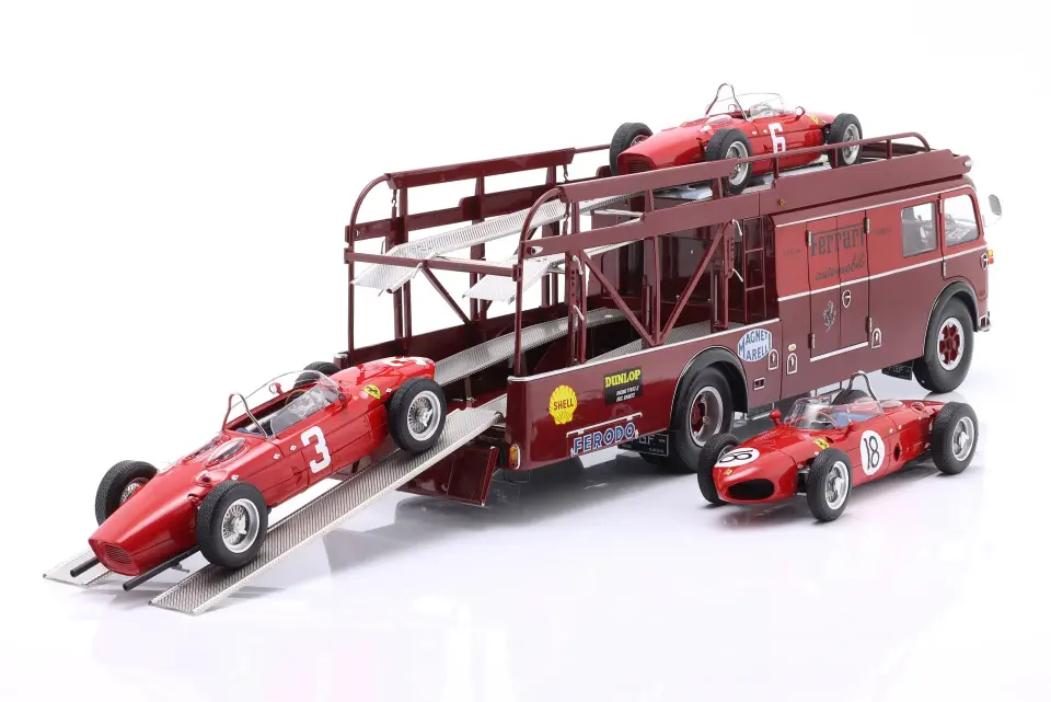 1:18 CMR 1957 Fiat 642 RN2 Bartoletti Ferrari Racetransporter
