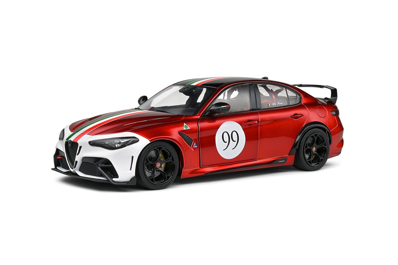 SOLIDO ALFA ROMEO GIULIA GTA-M TRICOLORE MUGELLO 1969 1:18