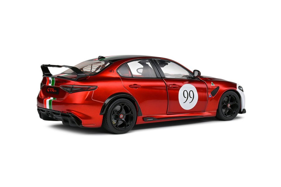 SOLIDO ALFA ROMEO GIULIA GTA-M TRICOLORE MUGELLO 1969 1:18