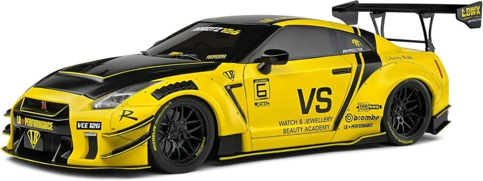 SOLIDO NISSAN SKYLINE GT-R (R35) LIBERTY WALK RHD 1:18