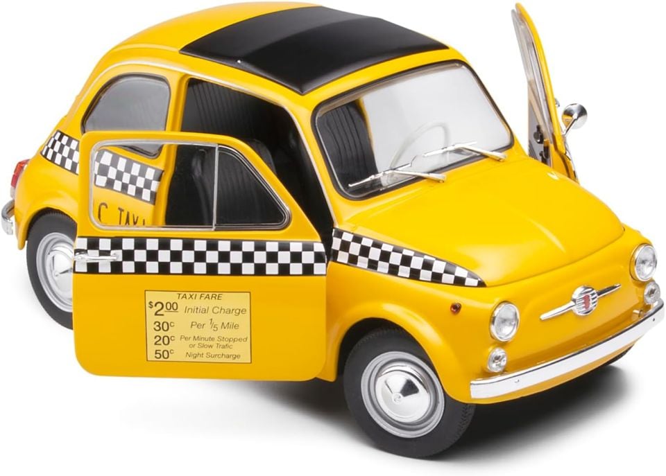 SOLIDO FIAT 500 TAXI NYC 1965 1:18