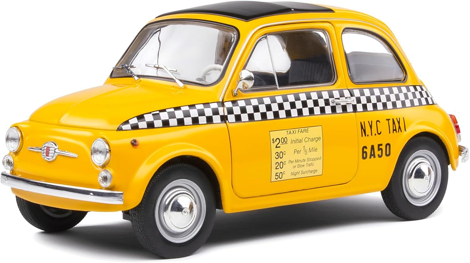 SOLIDO FIAT 500 TAXI NYC 1965 1:18