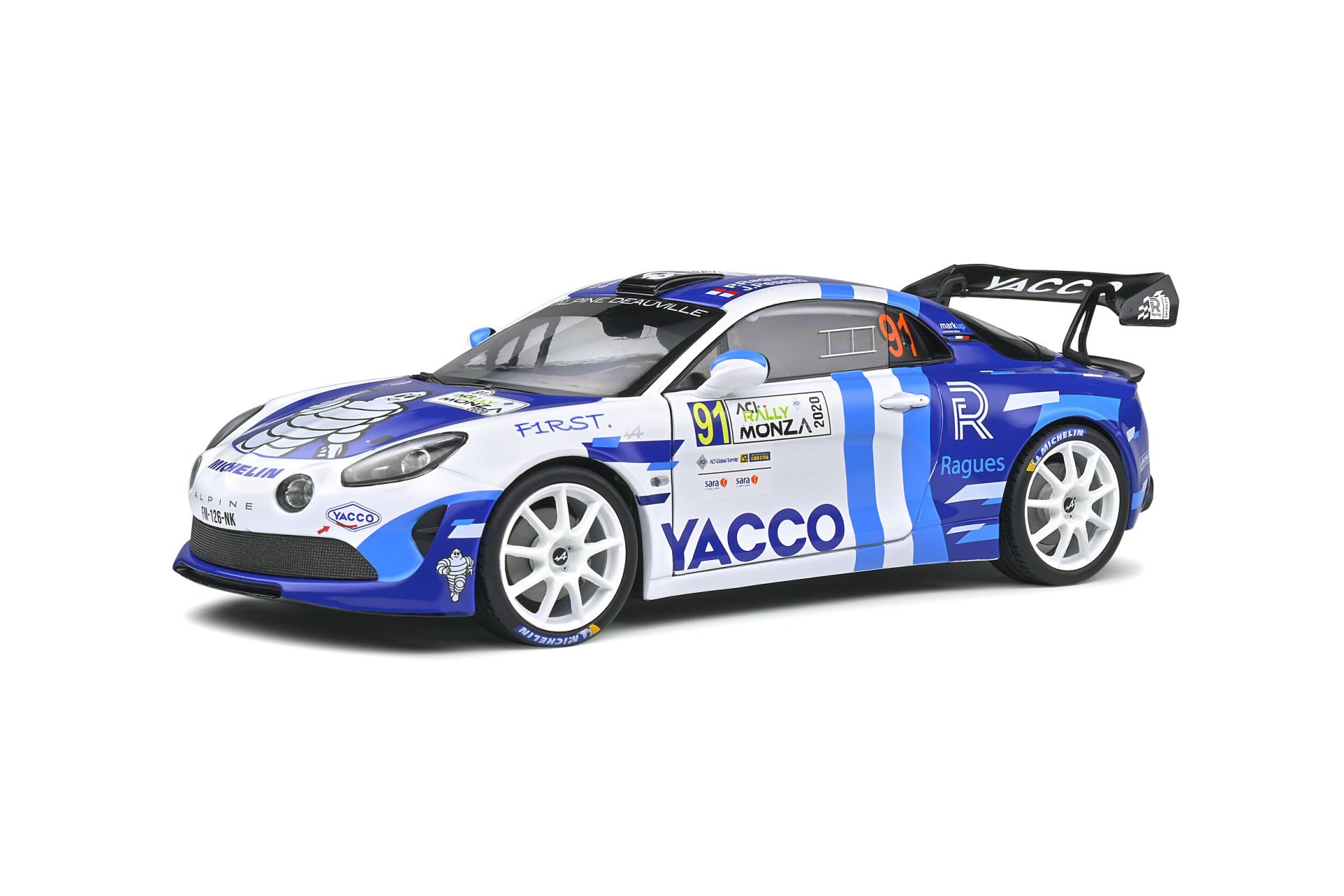 SOLIDO ALPINE A110 RALLY WRC MONZA 2020 1:18
