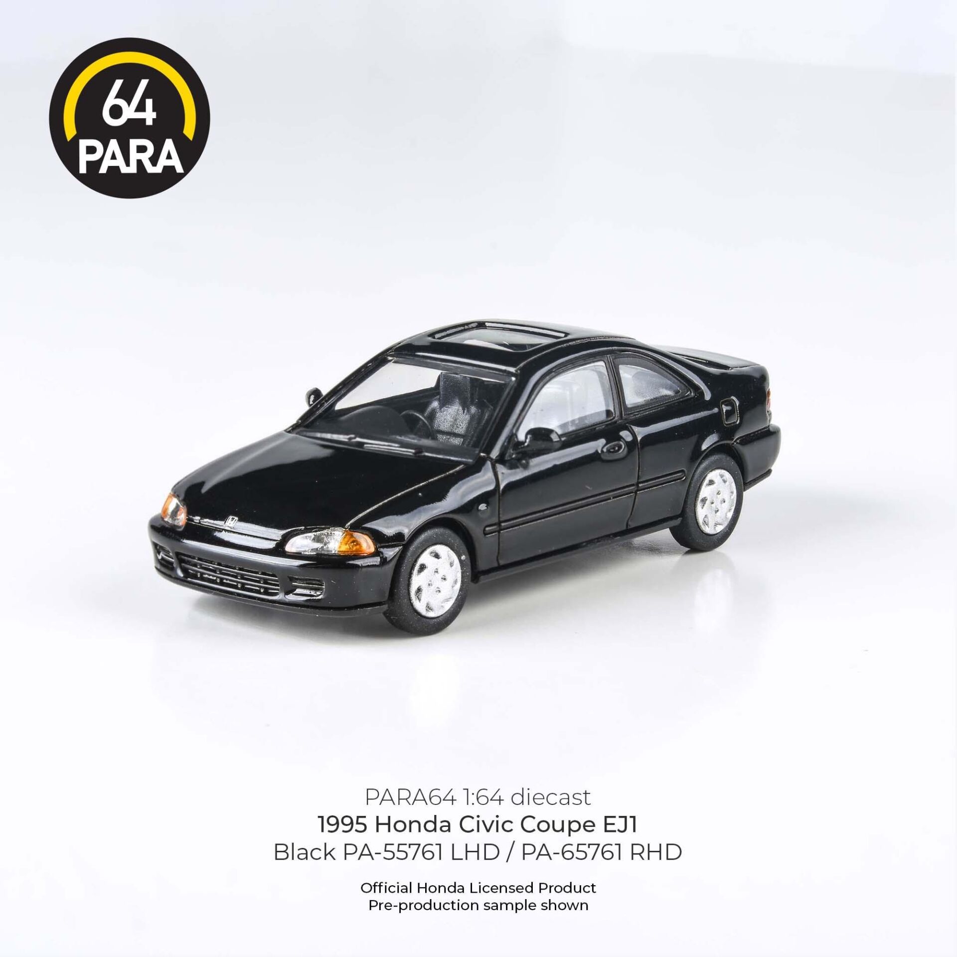 PARA64 HONDA CIVIC COUPE EJ1 BLACK 1:64