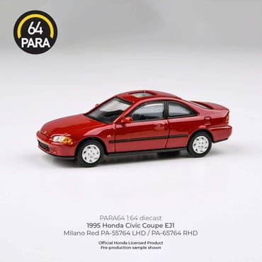 PARA64 HONDA CIVIC COUPE EJ1 MILANO RED 1:64