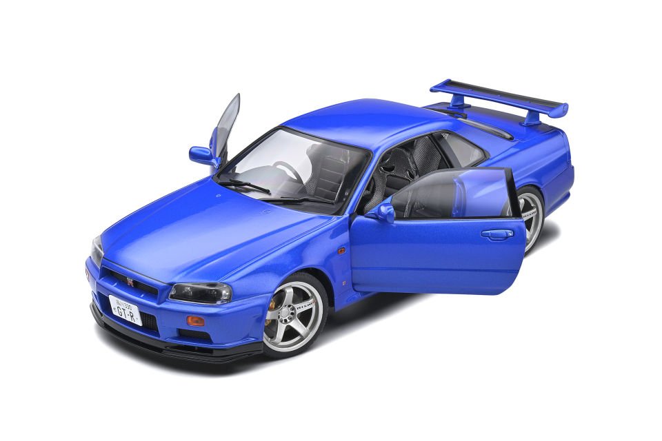 Solido Nissan Skyline (R34) GT-R 1999 Bayside Blue 1:18 (1804306)