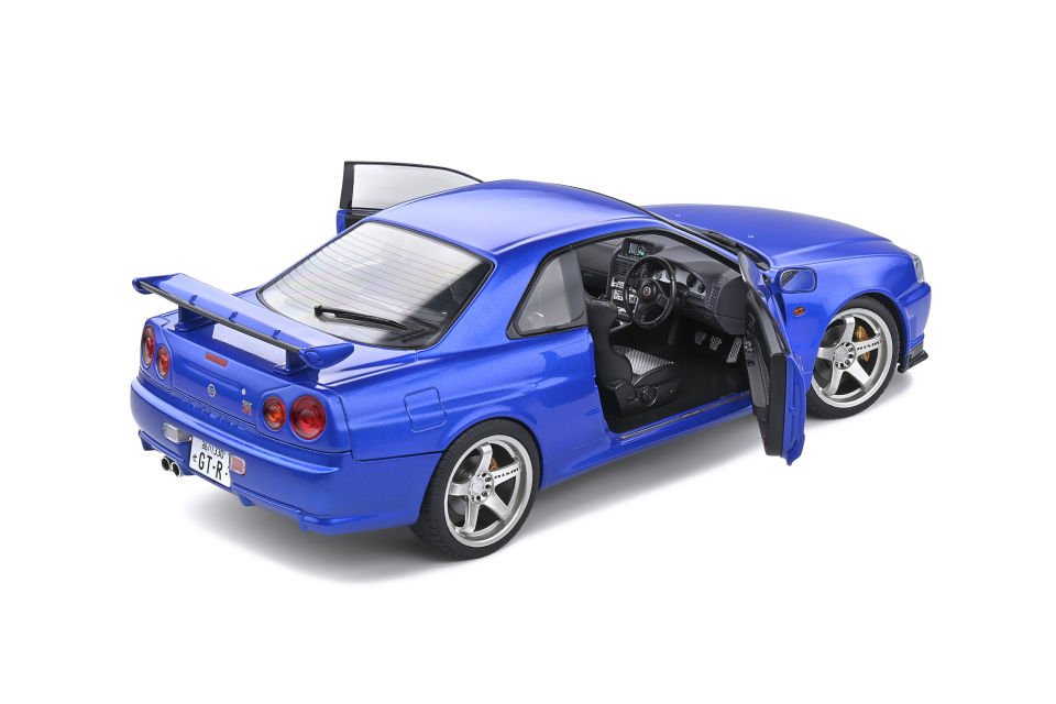 Solido Nissan Skyline (R34) GT-R 1999 Bayside Blue 1:18 (1804306)