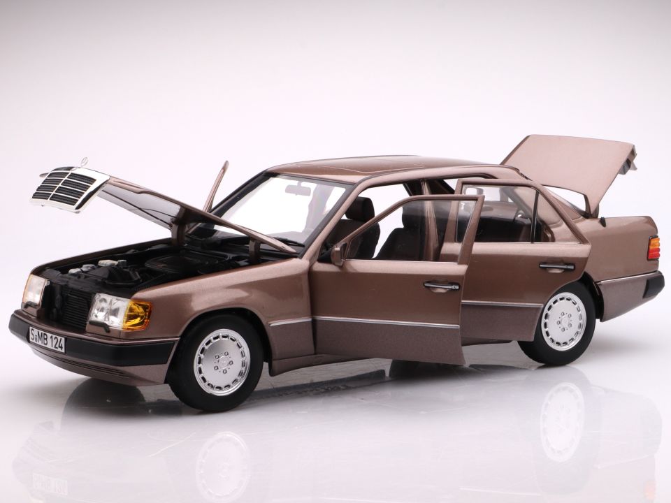 NOREV MERCEDES BENZ 230 E W124 1989-1993 ROSEWOOD 1:18