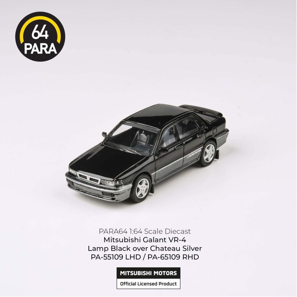 PARA64 MITSUBISHI GALANT VR-4 BLAK/SILVER 1:64