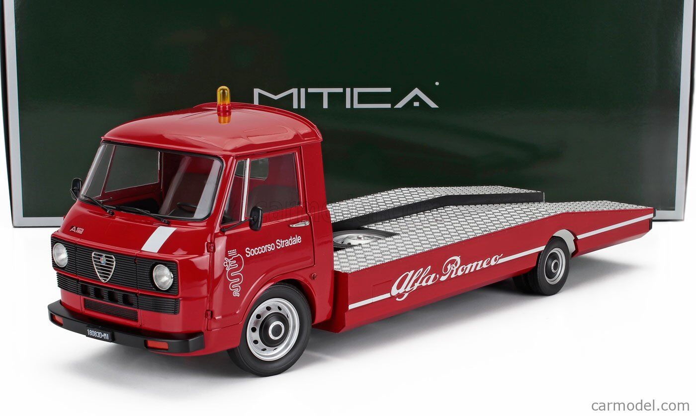 1/18 MITICA-DIECAST - ALFA ROMEO - A12 (F12) CARRO ATTREZZI SECONDA SERIE 1977 - TOW TRUCK - ABSCHLEPPWAGEN - DÉPANNEUSE