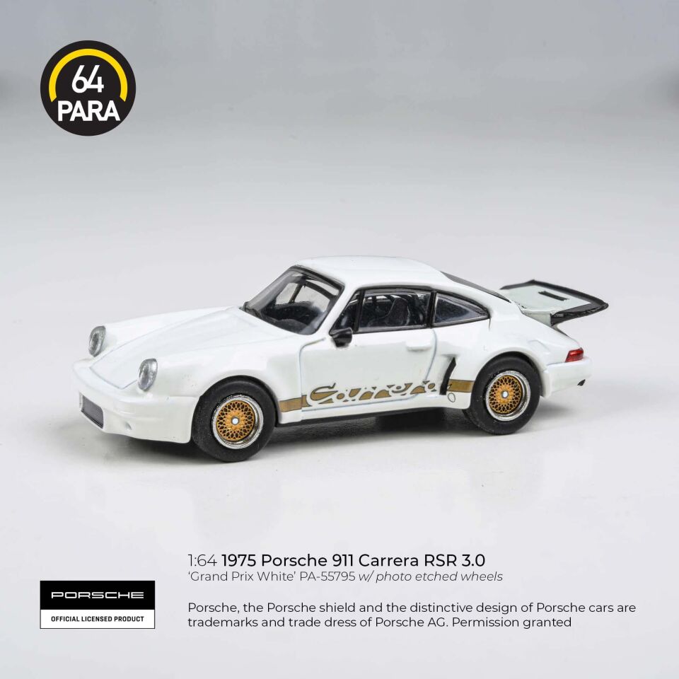 PARA64 PORSCHE 911 CARRERA RSR 3.0 GRAND PRIX WHITE 1:64