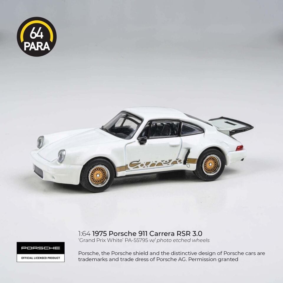 PARA64 PORSCHE 911 CARRERA RSR 3.0 GRAND PRIX WHITE 1:64