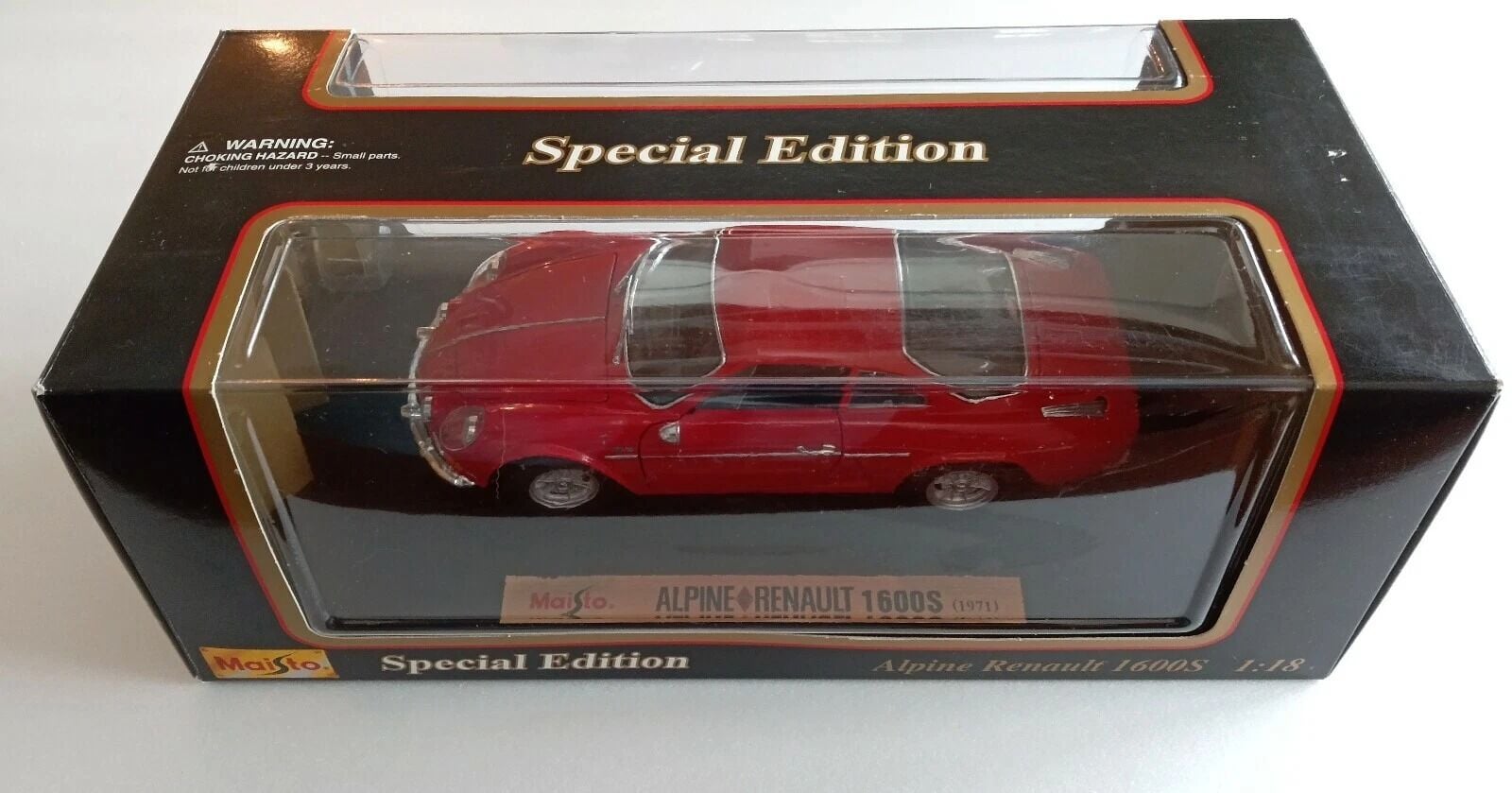 Maisto Special Edition Red 1971 Alpine Renault 1600S - 1:18
