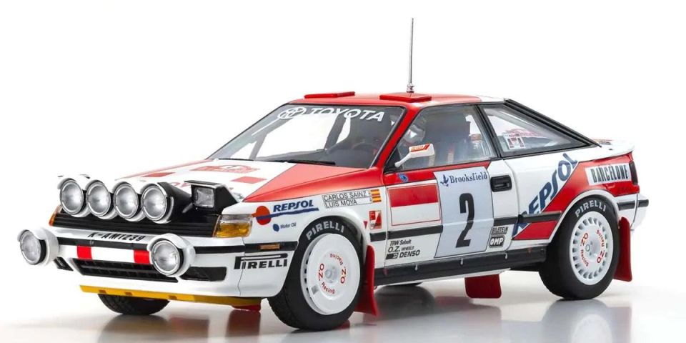 KYOSHO TOYOTA CELICA GT-FOUR 1991 MONTE CARLO #2 1:18 (08961B)