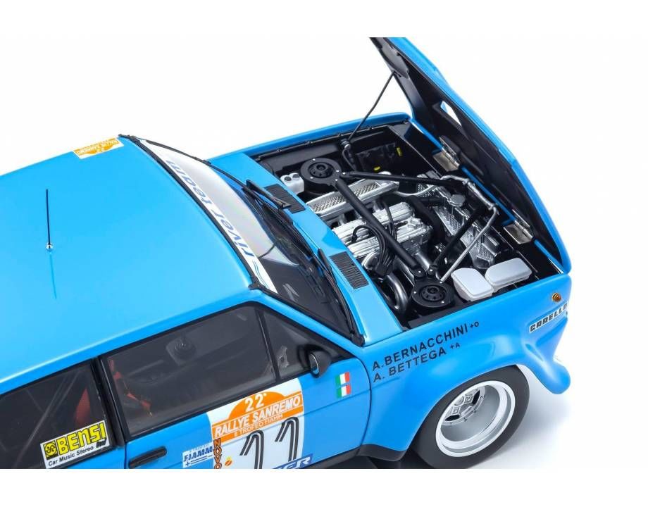 KYOSHO FIAT 131 ABARTH SANREMO RALLY 11 1983 (08376C) 1:18