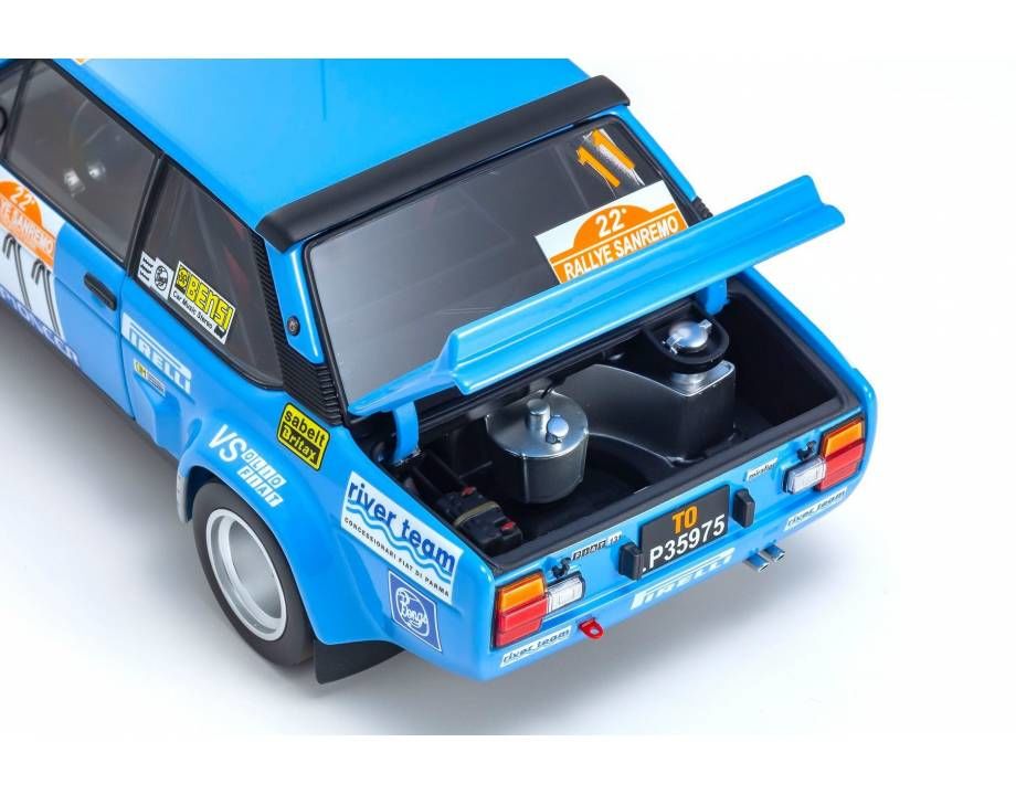 KYOSHO FIAT 131 ABARTH SANREMO RALLY 11 1983 (08376C) 1:18