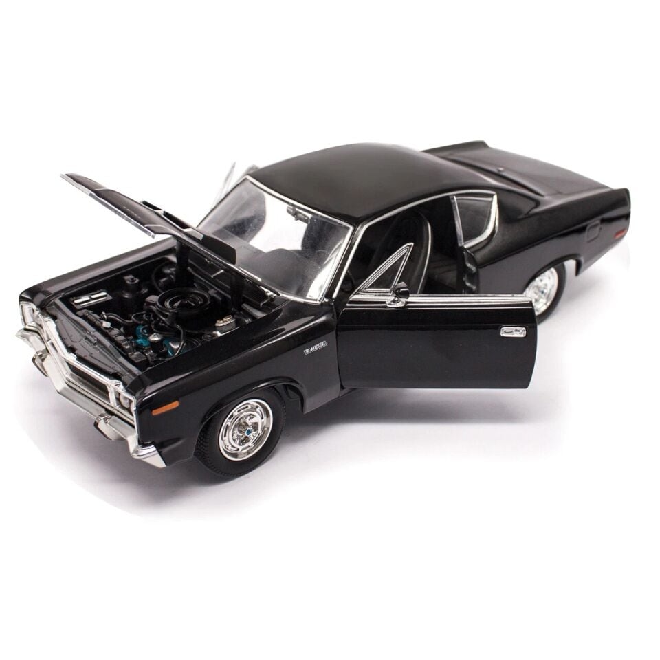 1970 AMC REBEL BLACK 1/18 DIECAST MODEL CAR BY ROAD SIGNATURE