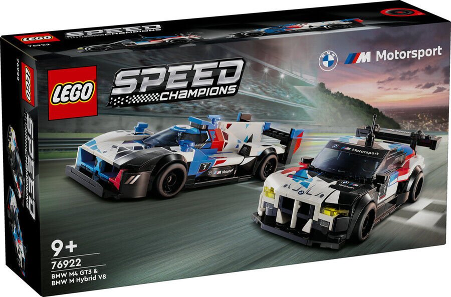 76922 LEGO® Speed Champions BMW M4 GT3 ve BMW M Hybrid V8 Yarış Arabaları