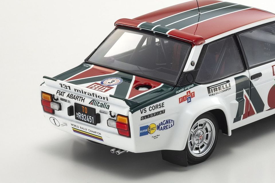 KYOSHO FIAT 131 ABARTH 1000 LAKES #3 1978 1:18 (08376E)