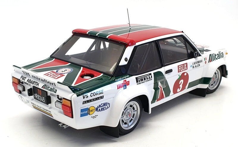 KYOSHO FIAT 131 ABARTH 1978 1000 LAKES 3 (08376E) 1:18