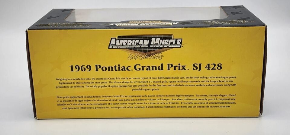 ERTL American Muscle 1969 Pontiac Grand Prix SJ 428 1:18