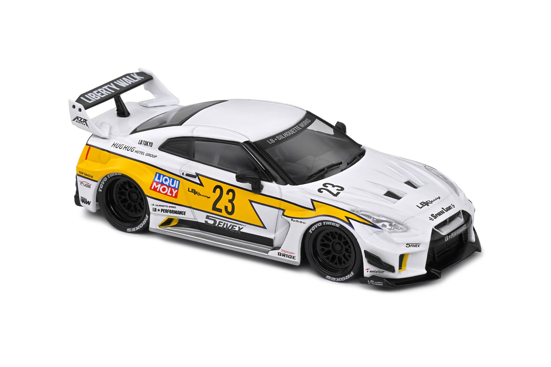 Solido Nissan GTR35 LBWK Silhouette 2019 White 1:43 (4311208)
