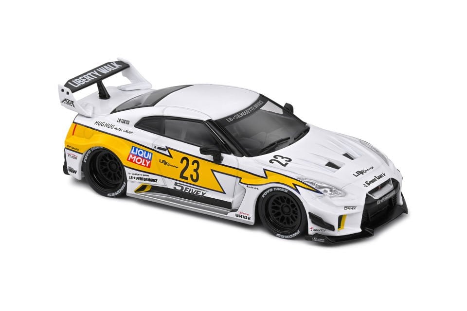 Solido Nissan GTR35 LBWK Silhouette 2019 White 1:43 (4311208)