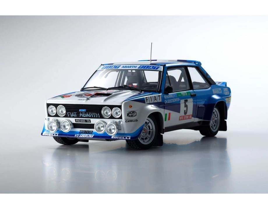 KYOSHO FIAT 131 ABARTH 1980 PORTUGAL RALLY 5 (08376A) 1:18