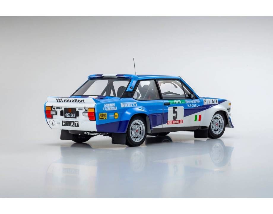 KYOSHO FIAT 131 ABARTH 1980 PORTUGAL RALLY 5 (08376A) 1:18