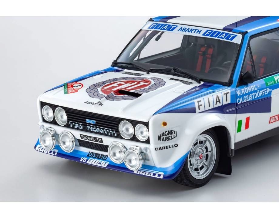 KYOSHO FIAT 131 ABARTH 1980 PORTUGAL RALLY 5 (08376A) 1:18