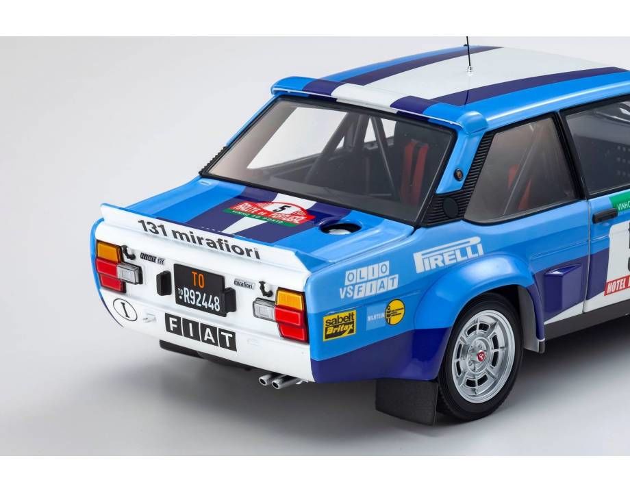 KYOSHO FIAT 131 ABARTH 1980 PORTUGAL RALLY 5 (08376A) 1:18