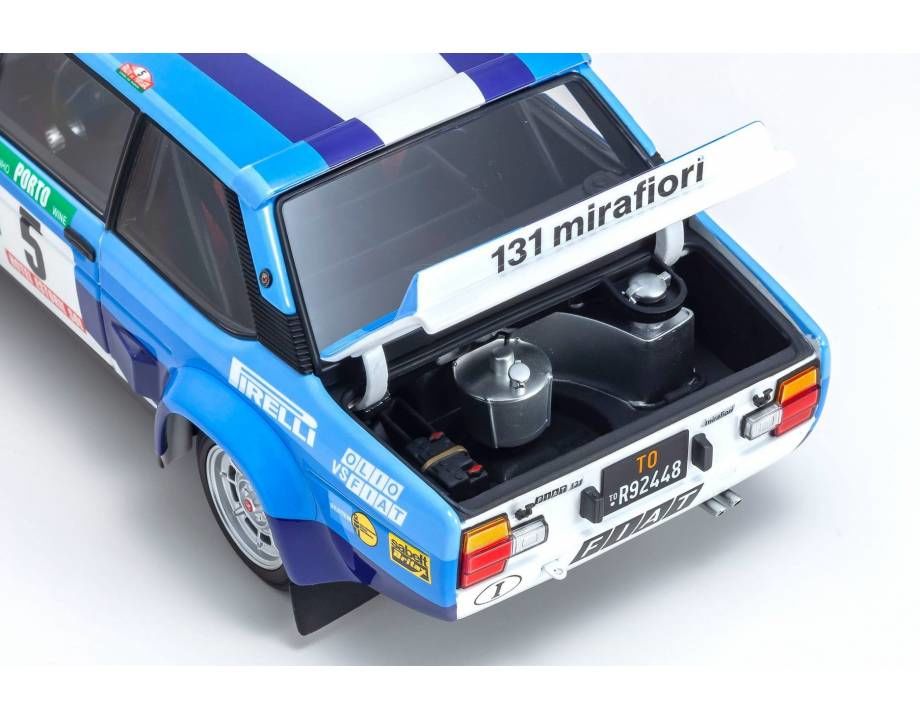 KYOSHO FIAT 131 ABARTH 1980 PORTUGAL RALLY 5 (08376A) 1:18