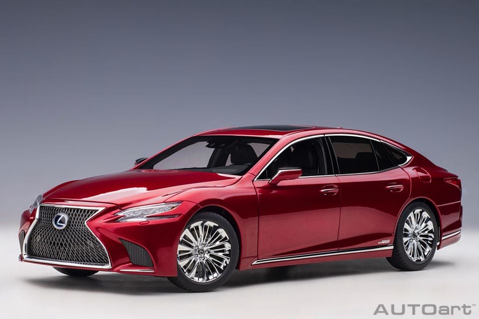 AUTOART 1:18 2018 Lexus LS 500h (Morello Red Metallic)