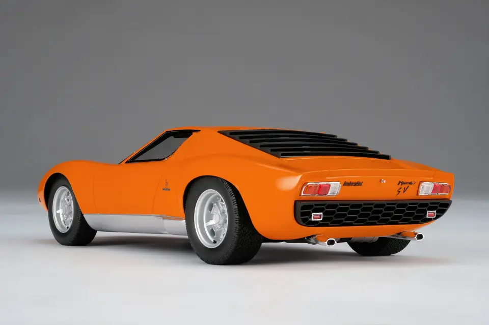 1:18 M6010 Lamborghini Miura P400 SV Orange