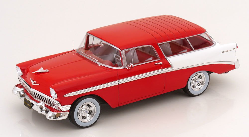 !! İNDİRİM !! KK SCALE CHEVROLET BEL AIR NOMAD 1956 1:18 (181291)