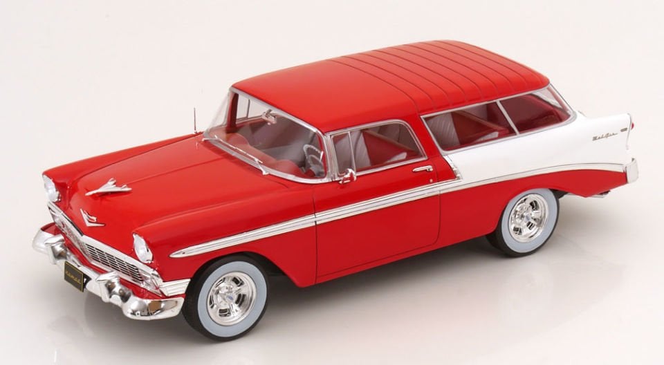 !! İNDİRİM !! KK SCALE CHEVROLET BEL AIR NOMAD 1956 1:18 (181291)