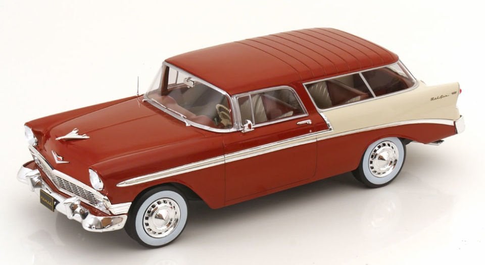 !! İNDİRİM !! KK SCALE CHEVROLET BEL AIR NOMAD 1956 1:18 (181294)