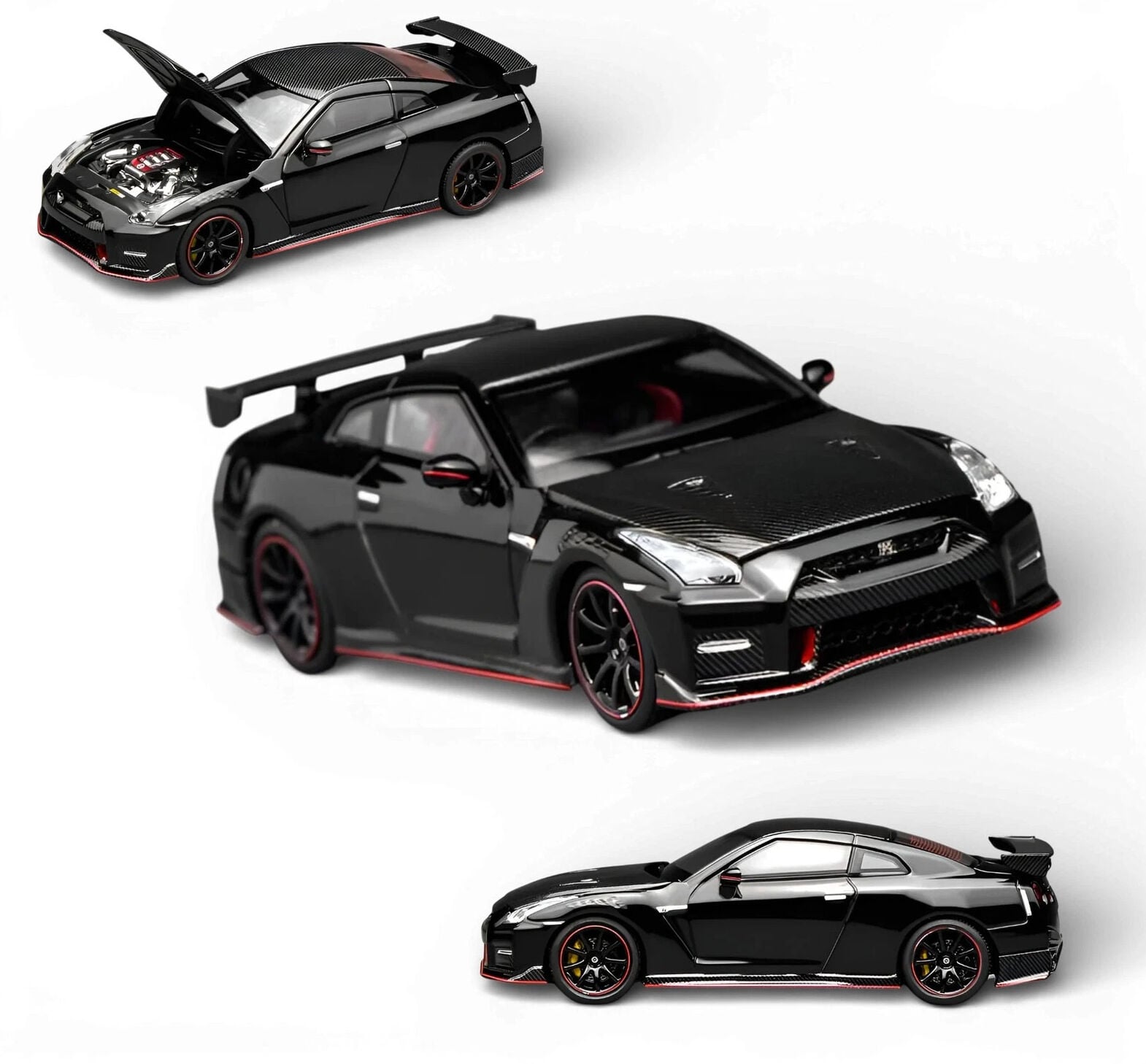 1/64 Motorhelix Nissan Skyline GT-R R35 NISMO S/E Pearl Black M63524 MIX2
