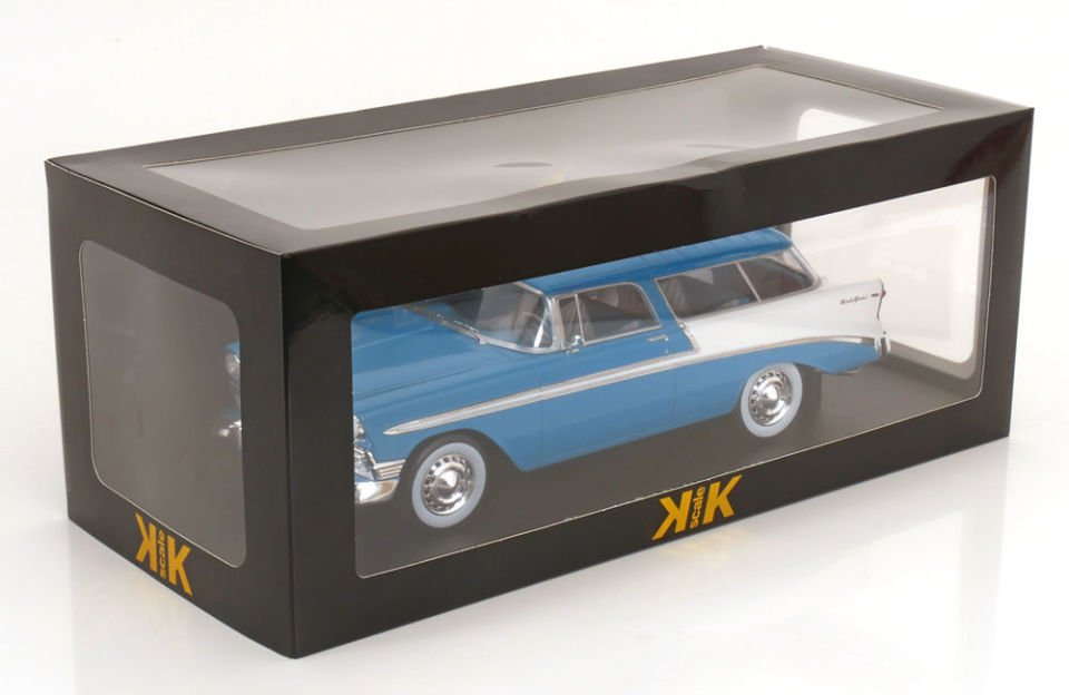 !! İNDİRİM !! KK SCALE CHEVROLET BEL AIR NOMAD 1956 1:18 (181292)