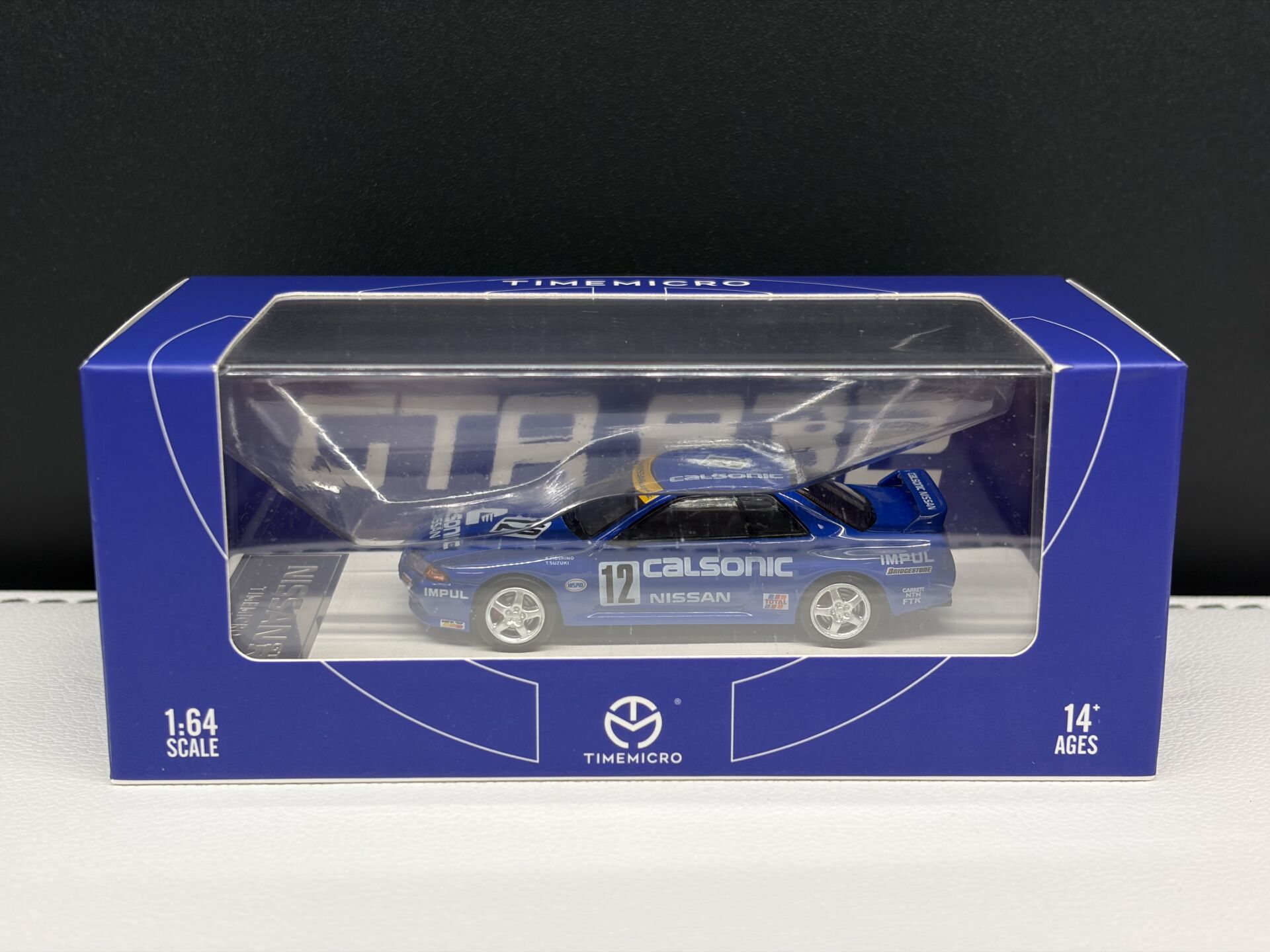 TIME MICRO NISSAN SKYLINE GT-R R32 CALSONIC 1:64