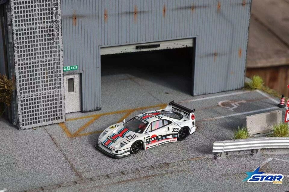 Star Models Supercar F40 LB-Works Wide-Body Modified (Martini 23# Ordinary)