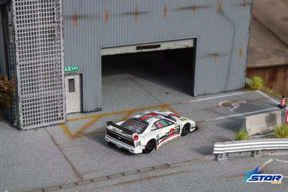 Star Models Supercar F40 LB-Works Wide-Body Modified (Martini 23# Ordinary)