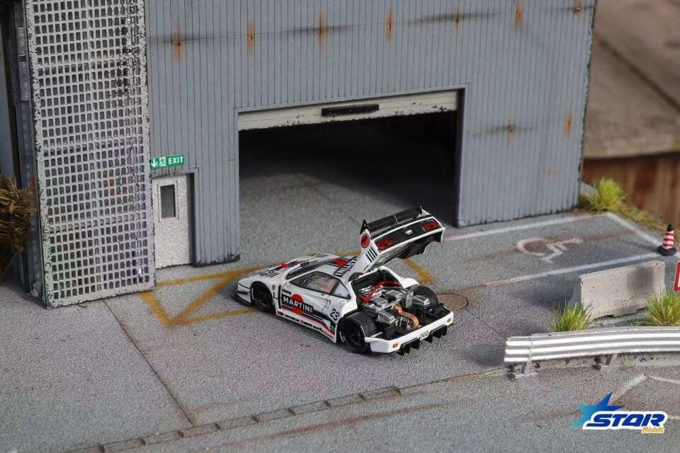 Star Models Supercar F40 LB-Works Wide-Body Modified (Martini 23# Ordinary)